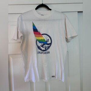 Crazy Shirts Vintage Single Stitch “California” Rainbow Windsurfer T-Shirt